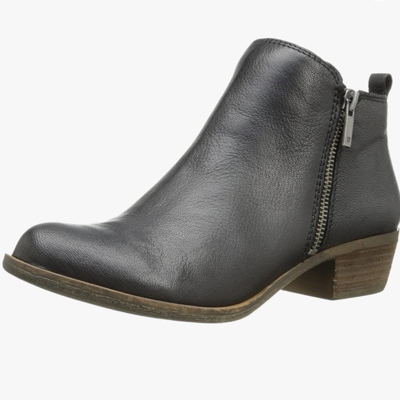 Lucky Brand Shoes - Lucky Brand Basel Ankle Bootie Black Leather Size 7